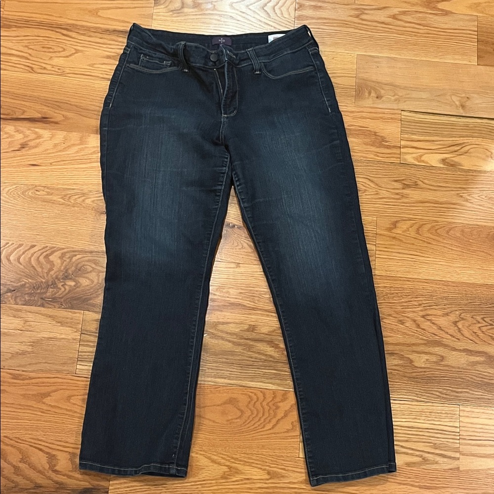 NYDJ Women's Blue Jeans size 12P  EUC